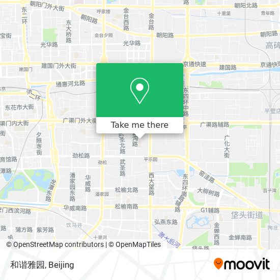 和谐雅园 map