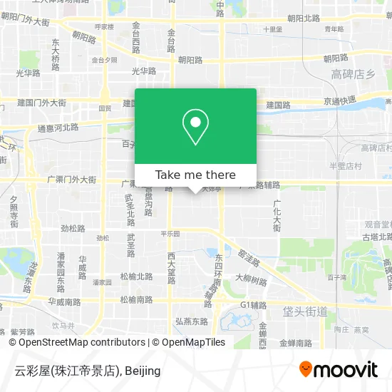 云彩屋(珠江帝景店) map