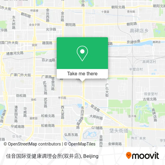 佳音国际亚健康调理会所(双井店) map