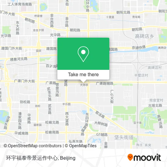 环宇福泰帝景运作中心 map