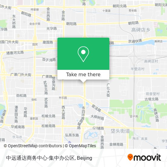 中远通达商务中心-集中办公区 map