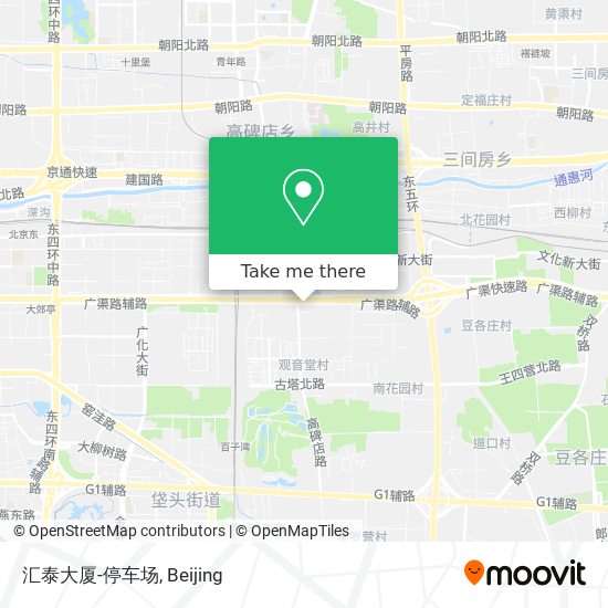 汇泰大厦-停车场 map