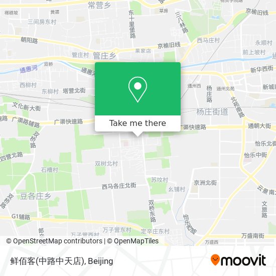 鲜佰客(中路中天店) map