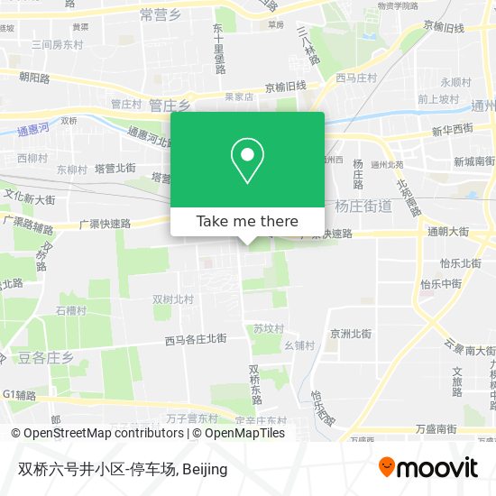 双桥六号井小区-停车场 map
