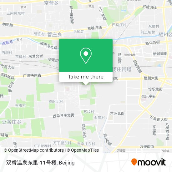 双桥温泉东里-11号楼 map