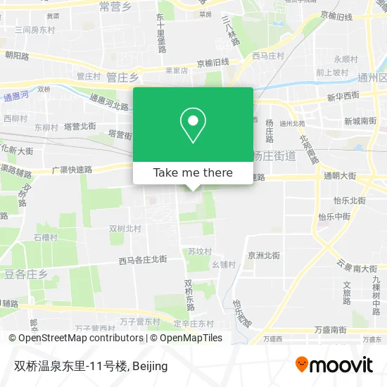 双桥温泉东里-11号楼 map