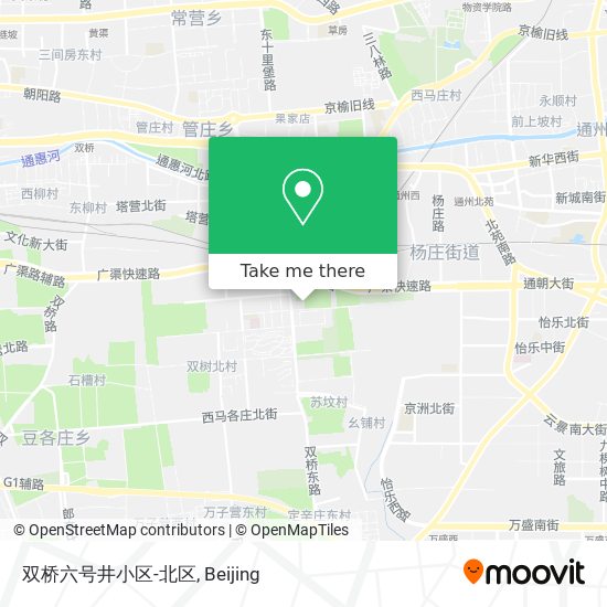 双桥六号井小区-北区 map