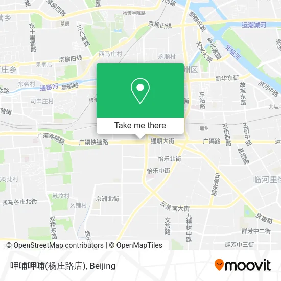 呷哺呷哺(杨庄路店) map