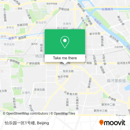 怡乐园一区1号楼 map