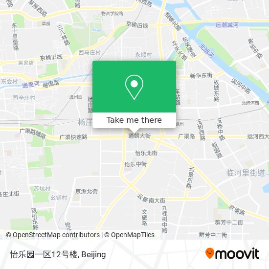 怡乐园一区12号楼 map