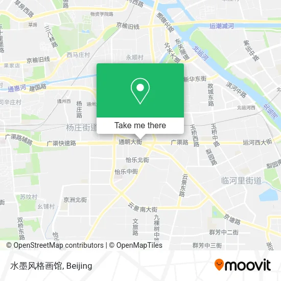 水墨风格画馆 map
