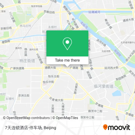 7天连锁酒店-停车场 map