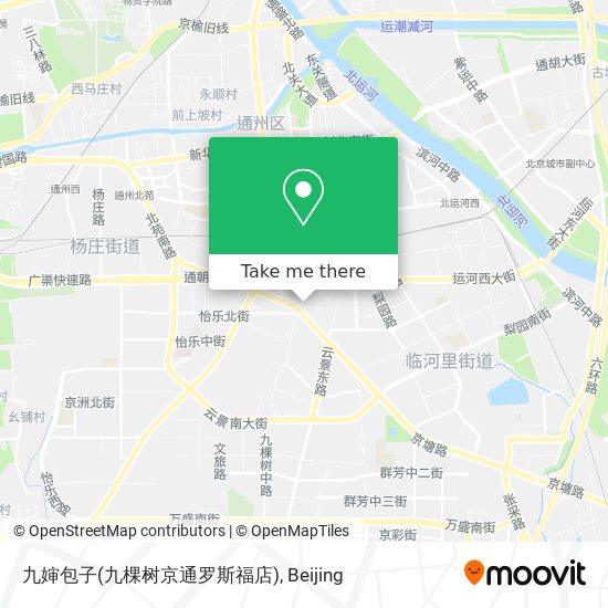 九婶包子(九棵树京通罗斯福店) map