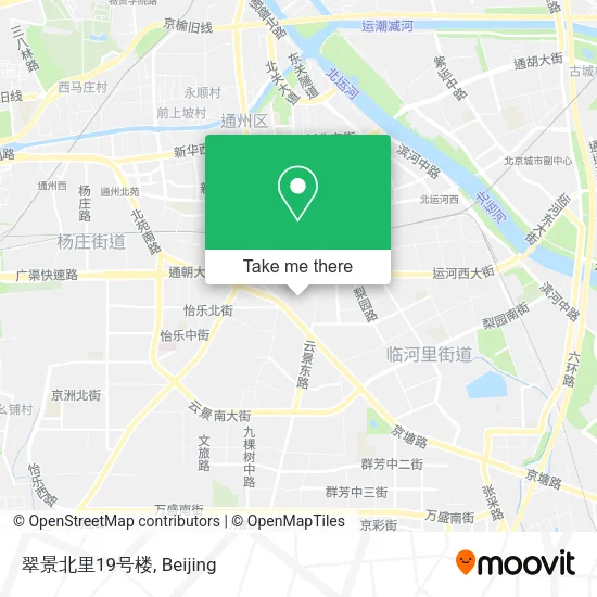 翠景北里19号楼 map
