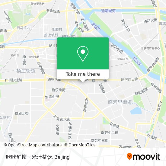 咔咔鲜榨玉米汁茶饮 map