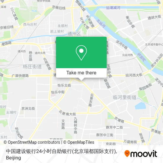 中国建设银行24小时自助银行(北京瑞都国际支行) map