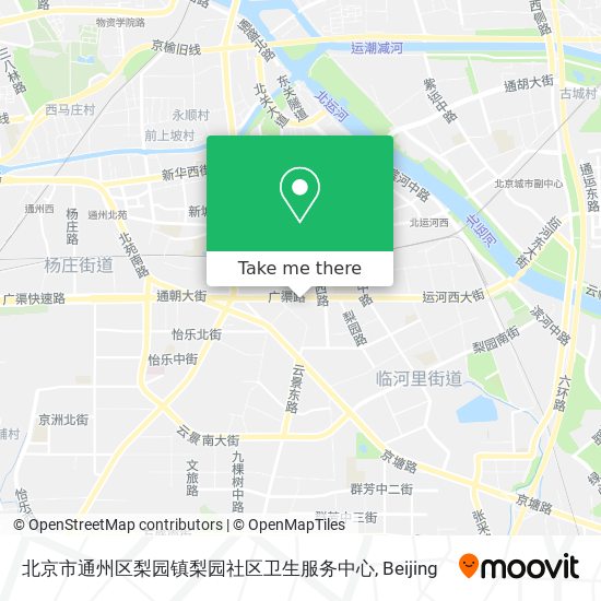 北京市通州区梨园镇梨园社区卫生服务中心 map