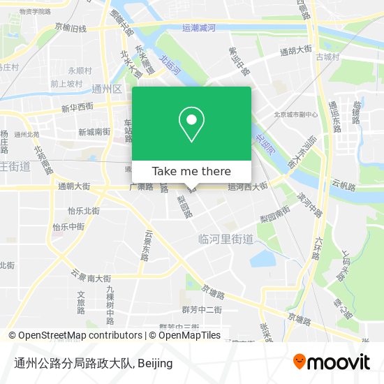 通州公路分局路政大队 map
