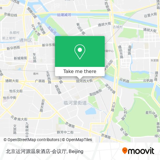 北京运河源温泉酒店-会议厅 map