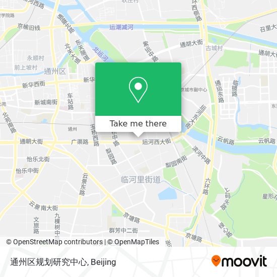 通州区规划研究中心 map