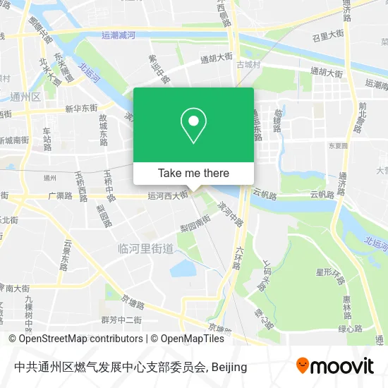 中共通州区燃气发展中心支部委员会 map