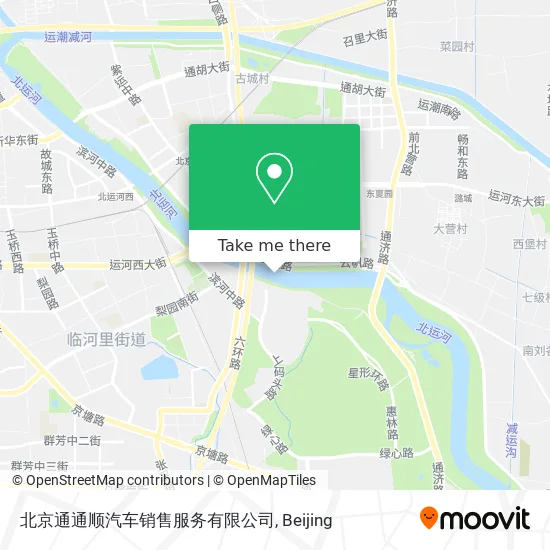 北京通通顺汽车销售服务有限公司 map
