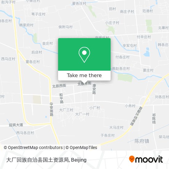 大厂回族自治县国土资源局 map