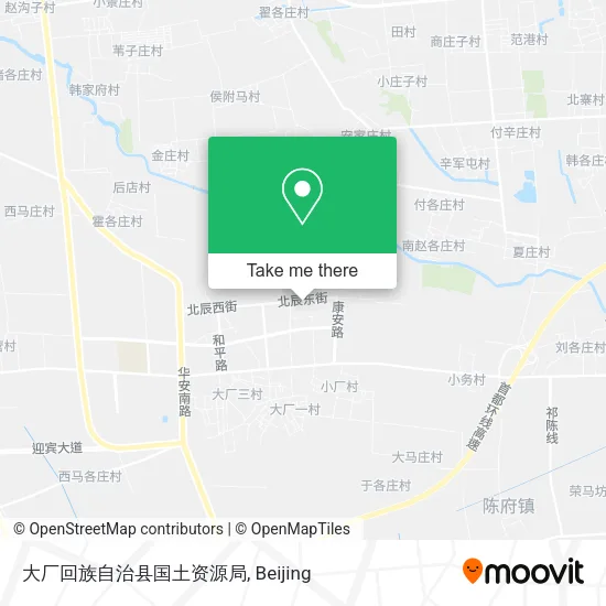 大厂回族自治县国土资源局 map