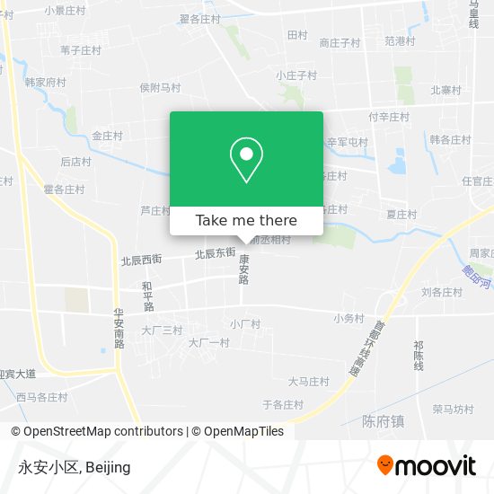 永安小区 map