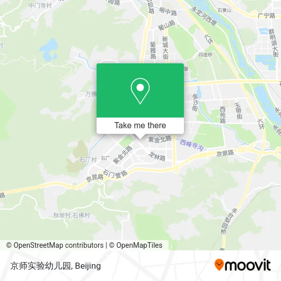 京师实验幼儿园 map