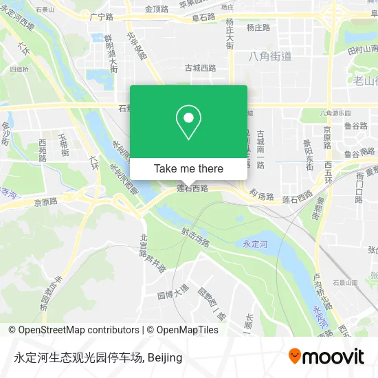 永定河生态观光园停车场 map