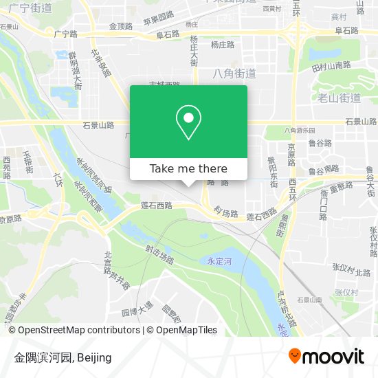 金隅滨河园 map