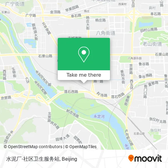 水泥厂-社区卫生服务站 map