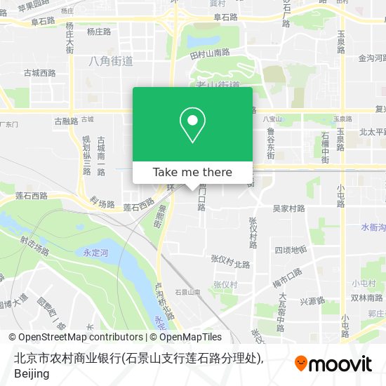 北京市农村商业银行(石景山支行莲石路分理处) map