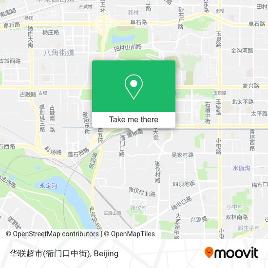 华联超市(衙门口中街) map