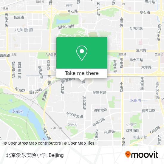 北京爱乐实验小学 map