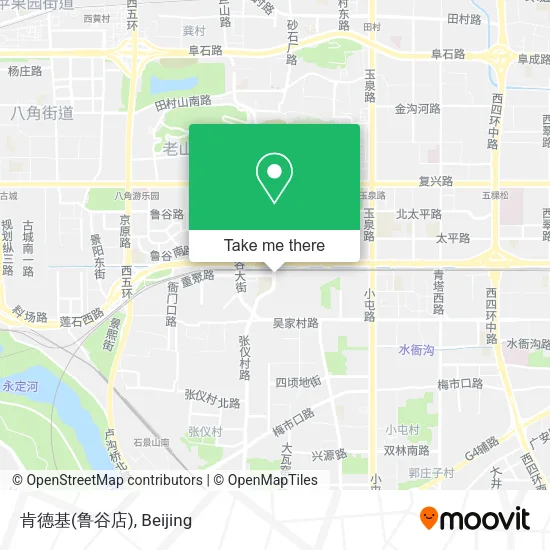 肯德基(鲁谷店) map