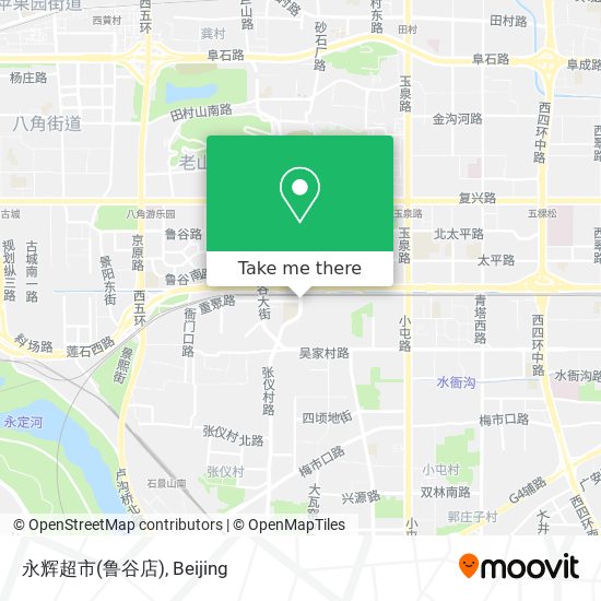 永辉超市(鲁谷店) map