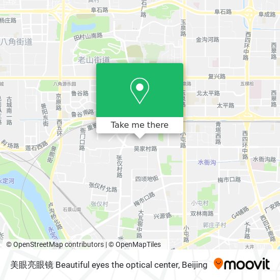 美眼亮眼镜 Beautiful eyes the optical center map
