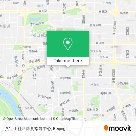 八宝山社区康复指导中心 map