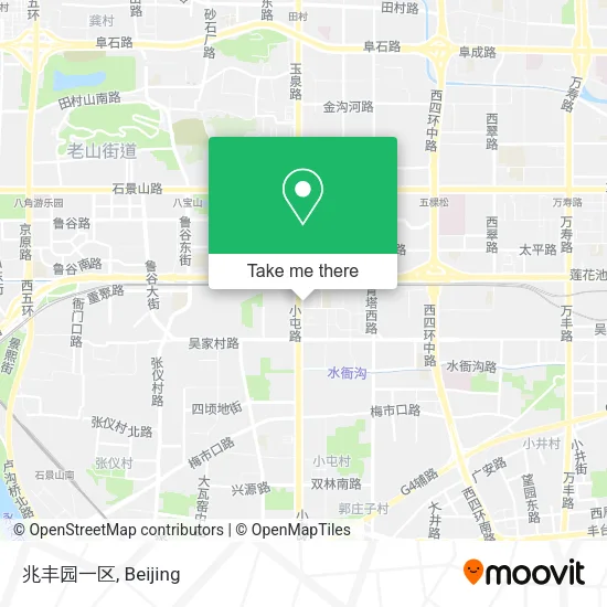 兆丰园一区 map