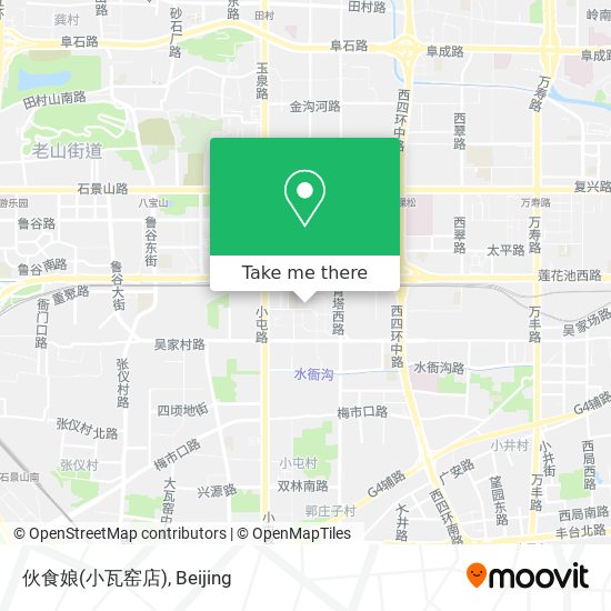 伙食娘(小瓦窑店) map