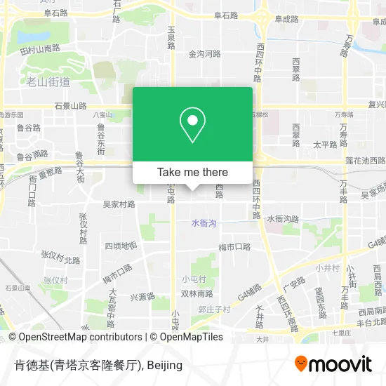肯德基(青塔京客隆餐厅) map