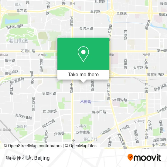 物美便利店 map