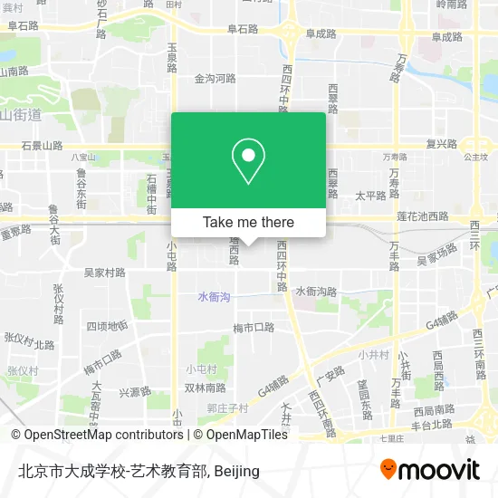 北京市大成学校-艺术教育部 map