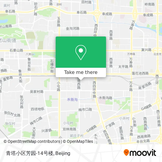 青塔小区芳园-14号楼 map