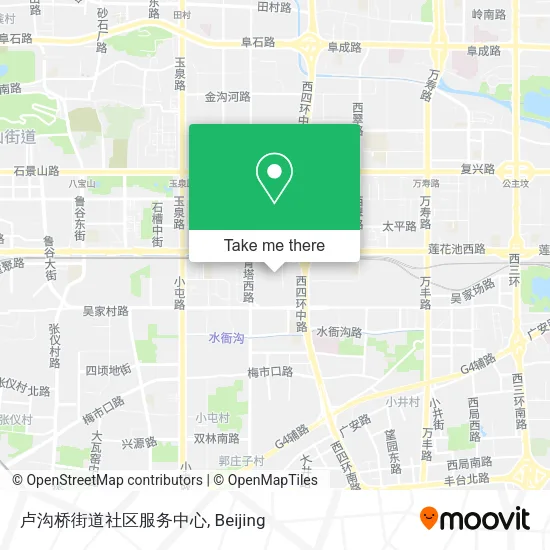 卢沟桥街道社区服务中心 map