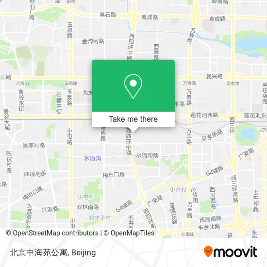 北京中海苑公寓 map