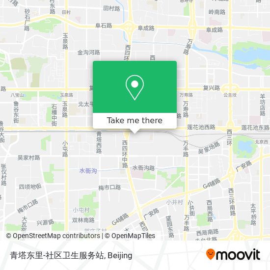 青塔东里-社区卫生服务站 map