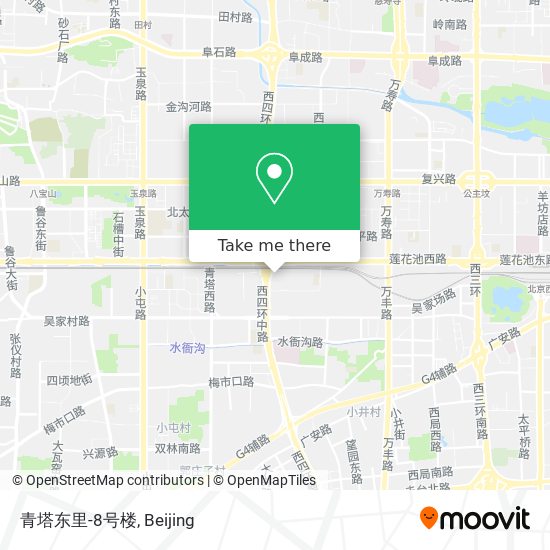 青塔东里-8号楼 map